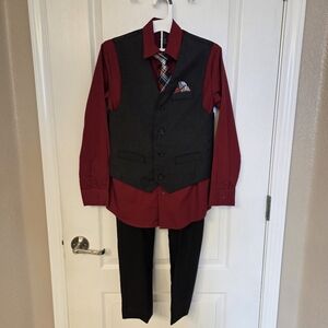 NWOT Dockers Boys 4 PC Suit Set - Sz 12